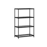 Rackwell 36x15x60 Inches 4-Shelves Mild Steel Black Coated Boltless Rack For Multipurpose Uses